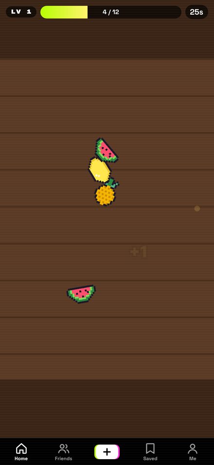 Fruit Slash: slicing pixel fruit